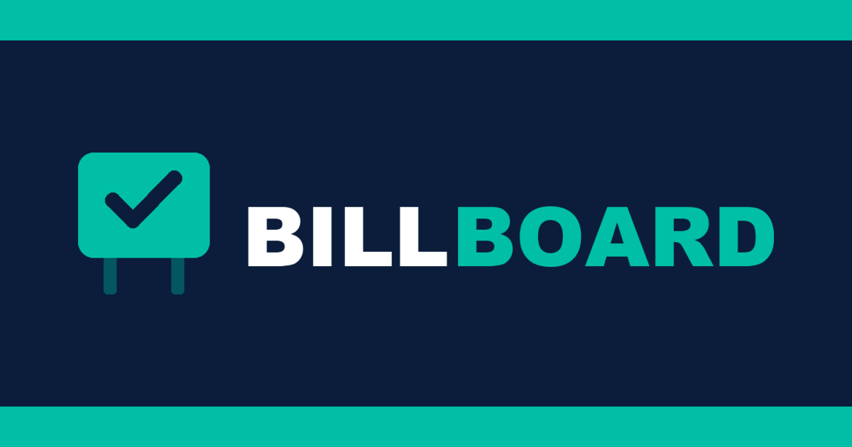 Preview of a BillBoard shared bill page